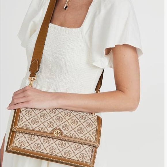 Tory Burch T Monogram Jacquard Mini Bag - Picture 3 of 10